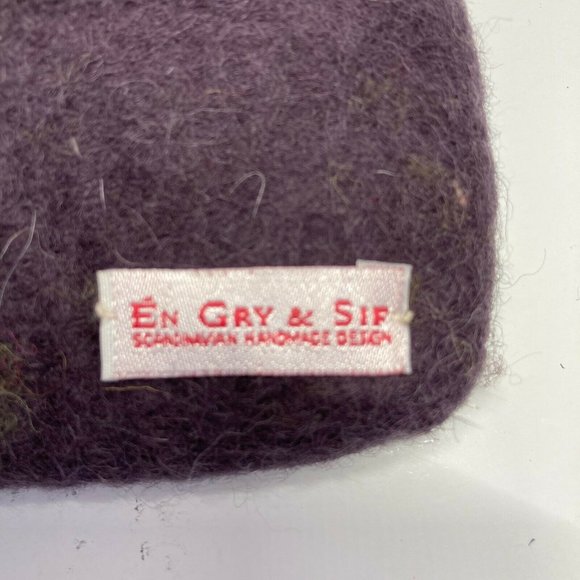 🔥 En Gry & Sif Small Wool Handcrafted mini Bag - Picture 2 of 7